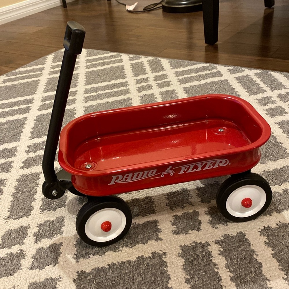 Miniature Radio Flyer little red wagon
